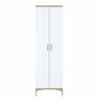 Hanah Home Perchero de Recibidor Nogal y Blanco